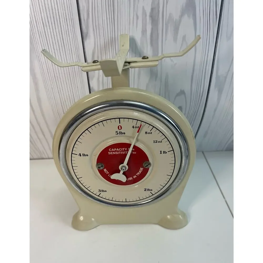 Farmhouse Dulton Mechanical Scales 5 Lb Capacity 1 Oz Sensitivity Rest Hardware